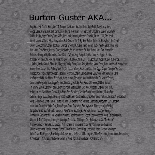 Burton Guster AKA by Slightly Unhinged